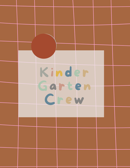 Bügelbild "Kindergarden Crew"