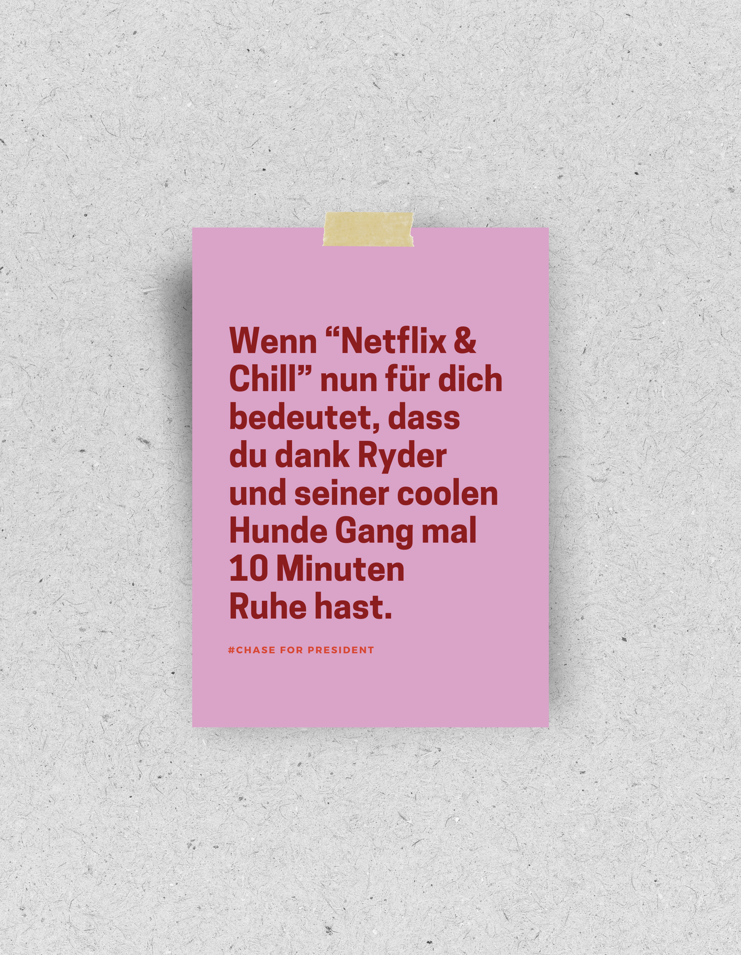 Lustige Postkarte für Eltern "Hundegang" | Recyclingpapier