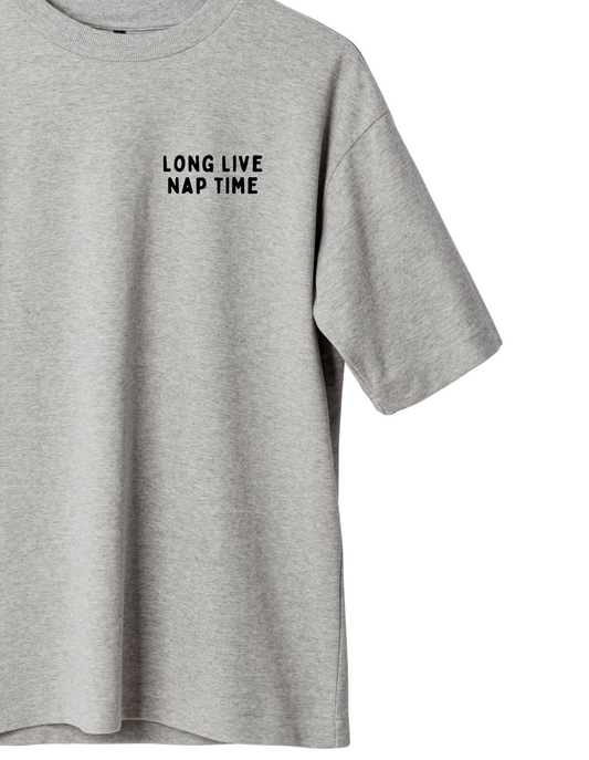 Bügelbild "Long live nap time"  | schwarz