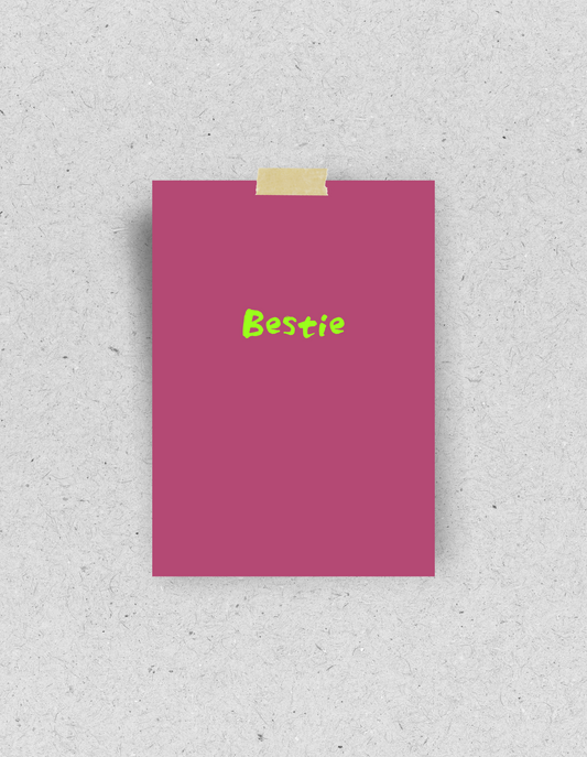 Postkarte "Bestie" | Recyclingpapier