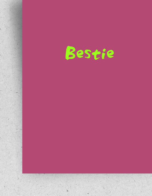 Postkarte "Bestie" | Recyclingpapier