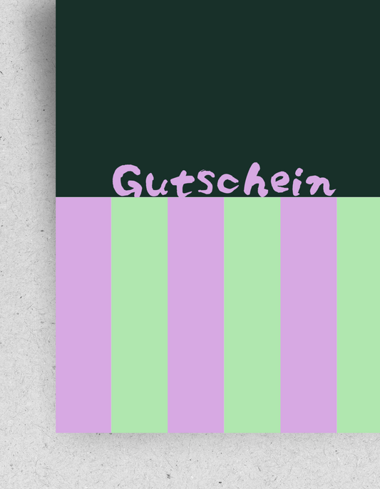 Postkarte "Gutschein" | Recyclingpapier