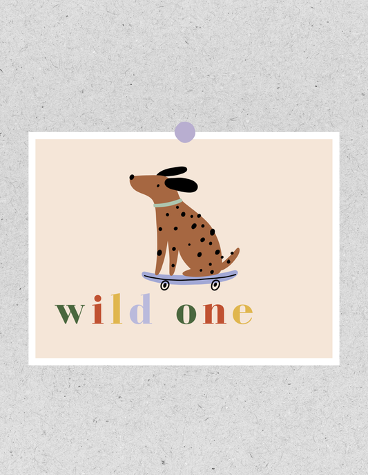 Kids FineArt Print "Wild one" | Poster 40x30cm