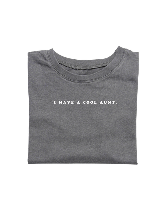 Bügelbild "I HAVE A COOL AUNT" | Kids | weiß