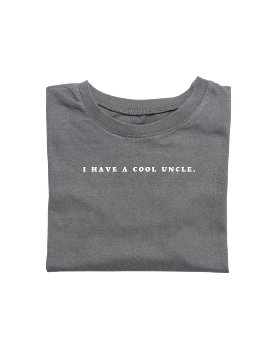 Bügelbild "I HAVE A COOL UNCLE" | Kids | weiß