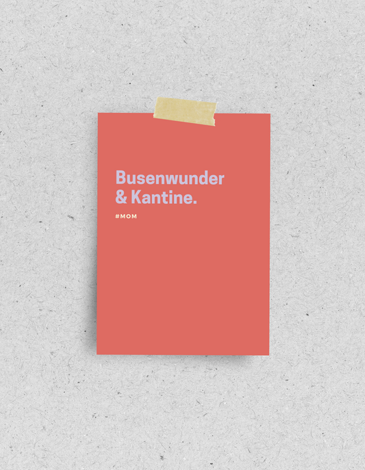 Postkarte "Busenwunder“ | Recyclingpapier