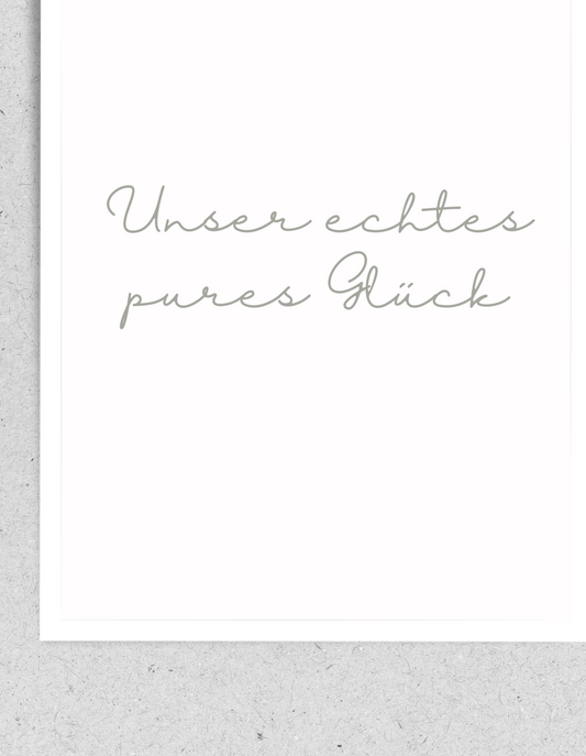 Kids FineArt Print "Unser pures Glück" | Hoch- & Querformat