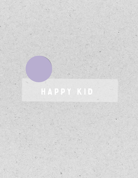 Bügelbild "HAPPY KID" | Kids | weiß