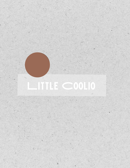 Bügelbild "Little Coolio" | weiß